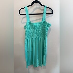 Zenana 3x teal romper NWOT